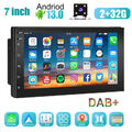 DAB+ Autoradio 2 DIN 32G Android 13 Carplay 7 Zoll GPS NAVI RDS Bluetooth Kamera