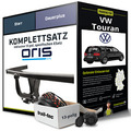 Für VW Touran Typ 1T1,1T2,1T3 Anhängerkupplung starr +eSatz 13pol 2003-2006 NEU