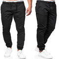 Indicode Chino Jogger Lange Sweatpants Cargo Hose Freizeithose Leinenhose Herren