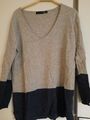 Esmara Premium StrickPullover Gr. 44/46 Gr.L Grau Anthr 100% Kaschmir Neuwertig 