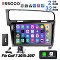 10.1" Android 13 Carplay Autoradio GPS Navi DAB+ Kamera MIK für VW Golf VII MK7