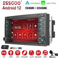 DAB+ 32G Android 12 Autoradio Carplay GPS Navi RDS Für VW T5 Touareg Transporter