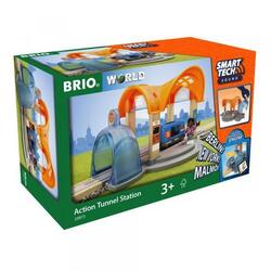 Brio World Eisenbahn Zubehör Smart Tech Sound Bahnhof Tunnel 4 Teile 33973