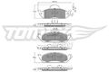 TOMEX Brakes Bremsbelagsatz Scheibenbremse TX 12-83 für MERCEDES KLASSE W163 230