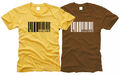 BARCODE mit Ziffern Wunschdruck - Herren-T-Shirt, Gr. S bis XXL Geburtstag etc.