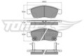 TOMEX Brakes Bremsbelagsatz, Scheibenbremse TX 16-08 für SUZUKI