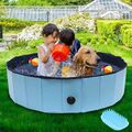 Hundepool Hundebadewanne Swimmingpool Faltbarer Hunde Plantschbecken Becken