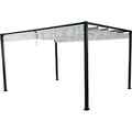 Sky Pavillon 300cm x 400cm, hellgrau Gestell aus Stahl/Aluminium, anthrazit