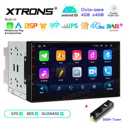 XTRONS DAB+ Radio 7 Zoll Android 14 Autoradio Doppel 2 Din GPS NAVI 4G+64G DSP