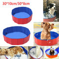 Ø30/50cm Faltbar Hundepool Doggy Pool Swimmingpool Schwimmbecken Schwimmbad