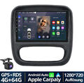 4+64GB 9" Autoradio Für Opel Vivaro B Renault Trafic Android 13 +KAM GPS Navi BT