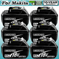 1-6X Original 18V 12,0Ah für Makita Akku BL1860B BL1850B 197422-4 BL1850 BL1830B