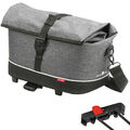 Rixen&Kaul Klickfix Rackpack City Racktime Gepäcktasche 8 L grau Tragegurt urban