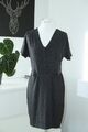 EDC by Esprit Strickkleid KLEID Gr XS / 34 36 38 S d. grau meliert Pullover long