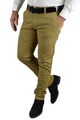 Hose Herren Slim Fit Elastisch Chino Elegant Winter Tasche Amerika Blau