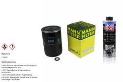 MANN-FILTER Ölfilter W 940/15 n + LIQUI MOLY 2427 Pro-Line Motorspülung