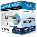 Für Mercedes C Kl. T-Mod. 07- G.D.W. Anhängerkupplung abnehmbar + 7polig E-Satz