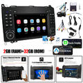 Android 12 Autoradio Navi CarPlay BT Für Mercedes Benz A/B W169 W245 W639 2+32G