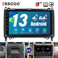 9" Autoradio 4+64G Android 13 Carplay GPS RDS Für Mercedes Benz A/B-Klasse A200