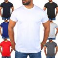 Young & Rich Herren Uni Basic Rundhals T-Shirt regularfit 1001 Größe XS bis 9XL!