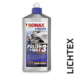 SONAX 02022000 XTREME Polish Wax 3 500 ml Politur Lack Pflege Auto Wachs KFZ