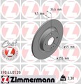 2x Zimmermann 370.4401.20 Bremsscheibe für MAZDA Bremsanlage