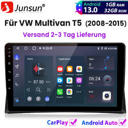 Für VW Multivan V 2008-2015 Carplay Android13 Autoradio GPS NAVI BT FM DAB+ WIFI