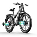 2000W Elektrofahrrad für Erwachsene Doppelmotor-Vollfederung 26 Zoll E-City Bike