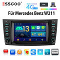 DAB+ Android 13 4+64GB Autoradio Für Mercedes Benz CLS W219 E-Klasse W211 GPS 4G