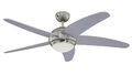 Deckenventilator mit Licht und Fernbedienung WESTINGHOUSE BENDAN Silber 132 cm