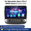 Android 13 Carplay Autoradio GPS Navi WIFI BT Für Benz Vito Viano W639 2003-2015