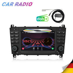 Für Mercedes-Benz C-Klasse CLK W203 CLC Autoradio mit DAB+CD DVD GPS Navi BT RDS