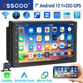 Android 13 32G Autoradio Carplay 7" 2 DIN GPS NAVI RDS WiFi Bluetooth USB Kamera