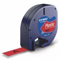 DYMO LetraTag Schriftband Kunststoff Papier gelb rot grün blau silber 12mm x 4m