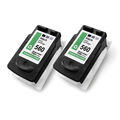 2x Tintenpatrone für Canon Pixma TS5300 TS5350 TS5350a TS5351 PG560XL Black