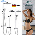 Duschsystem Thermostat Duscharmatur Massage Regendusche Duschset mit Handbrause