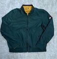 Tommy Hilfiger Wendejacke Übergangsjacke Blouson GR.XL Herren Grün/Gelb NP 130€