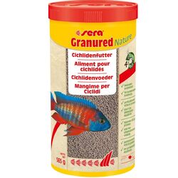 1 Liter sera granured Nature Fischfutter - farbverstärkende Granulat Cichliden