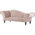 Chesterfield Recamiere Loungesofa Chaiselongue 3-Sitzer Sofa Polstersofa Couch