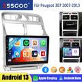 32G Für Peugeot 307 SW CC 2007-2013 Android13 Autoradio GPS Navi Carplay WIFI FM