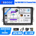 9" Android 13 32G Autoradio Carplay DAB+ GPS Kamera für VW Golf 5 Tiguan Touran