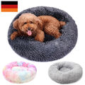 Hundebett Katzenbett Haustierbett Kuschelbett Bett Hundekorb Plüsch Donut Kissen