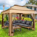 Faltpavillon 3x6m/3x3m/2.2x2.2m Gartenpavillon Partyzelt Wasserdicht Festzelt