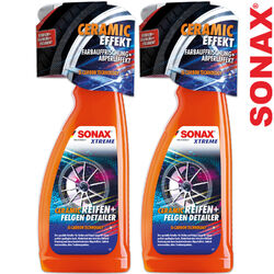 2x SONAX XTREME Ceramic Reifen+Felgendetailer Keramik Pflege Versiegelung 750ml