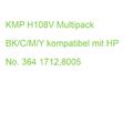 KMP H108V Multipack BK/C/M/Y kompatibel mit HP No. 364 1712,8005