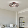 Deckenleuchte Deckenlampe Wohnzimmerleuchte Käfig 1 flammig kupferfarben D 40 cm