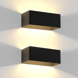 ZMH LED Wandleuchte innen Wandlampe 2er Set Aussen Wandbeleuchtung 5/7W IP65