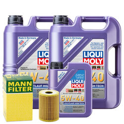 Motoröl 5W40 LIQUI MOLY High Tech 11L +MANN Ölfilter