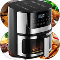 Heißluftfritteuse Heissluft Friteuse 6L Air Fryer Digital Fritteuse Heißluft