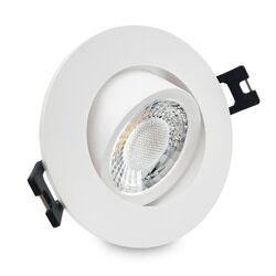 LED Einbaustrahler 230V flach 28mm  Einbauleuchten Decken Spot Strahler Lampe